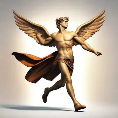 According to Greek mythology, the god Hermes wore springy sandals that bestowed him with incredible speed and agility.