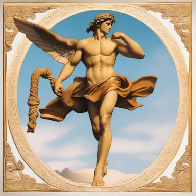 According to Greek mythology, the god Hermes wore springy sandals that bestowed him with incredible speed and agility.
