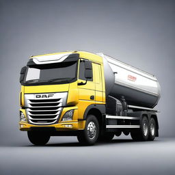 A top-notch digital art image depicting a DAF Torpedo truck