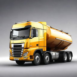 A top-notch digital art image depicting a DAF Torpedo truck