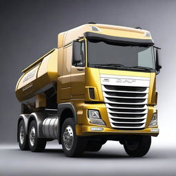 A top-notch digital art image depicting a DAF Torpedo truck