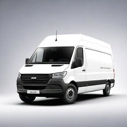 A high-resolution digital art image featuring a DAF Sprinter Van