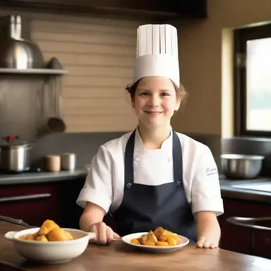In the heartwarming family film, the protagonist, a young chef, overcame all odds to win the 'Best Chicken Stew' competition and saved the struggling restaurant from closure.