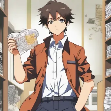 In the anime series, the protagonist juggles multiple tasks and manages to cleat every responsibility successfully.