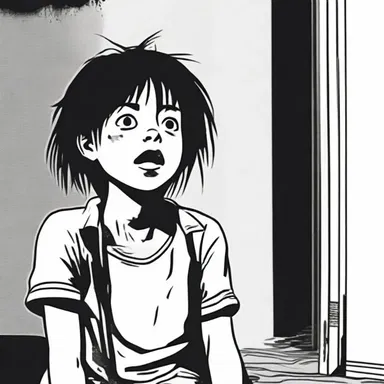 The protagonist became hooked on the horror genre after watching a terrifying movie.