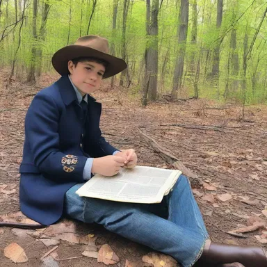 After visiting the historic battlefield, he hooked on to learning about the Civil War and couldn't stop reading about it.