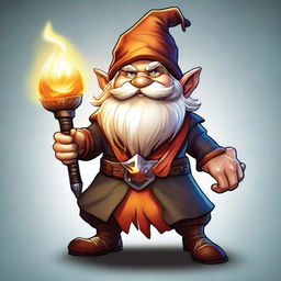 A top-notch digital art illustration showcasing a Svirfneblin, a deep gnome from the mythical world of Dungeons and Dragons