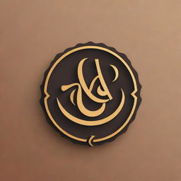 Design a logo with the term 'مشو', stylishly stylizing the Arabic letters in an appealing and representative way.
