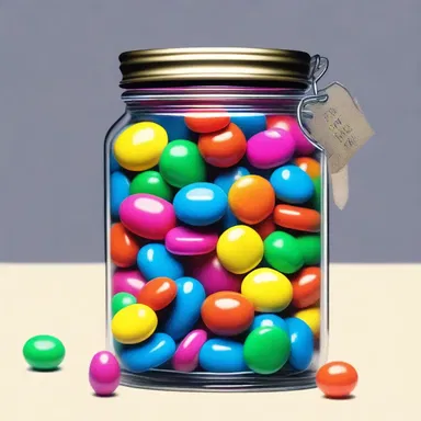 In the novel, the protagonist discovers an old jar filled with hard candy that holds a secret message.