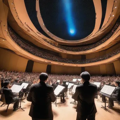 The musicianship of the symphony orchestra transported the audience to another galaxy, as the haunting melodies created a futuristic atmosphere.