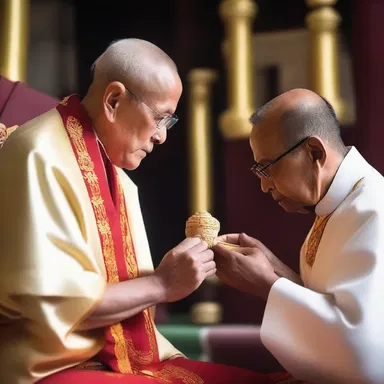 During the ceremonial rituals, the priest applied a styptic ointment to the temple, symbolizing the contraction of the mind and focusing on spiritual matters.