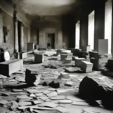 The procrastination of the government led to a delayed response during the crisis, resulting in a significant loss of historical artifacts.