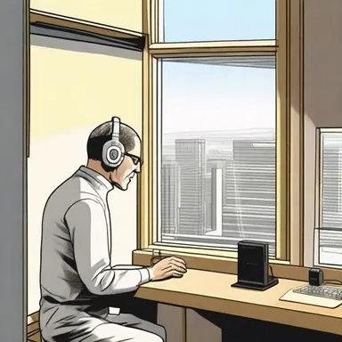 In a distant future, the protagonist undergoes the fenestration procedure to enhance their hearing beyond human limits.
