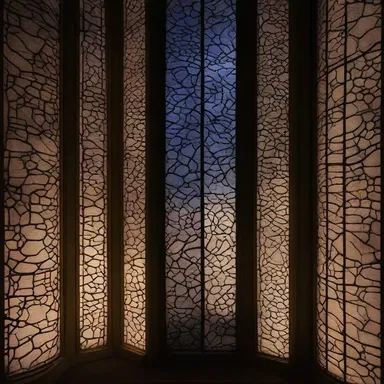 In the magical realm, the fenestration of the enchanted tower allowed moonlight to create mesmerizing patterns on the walls.
