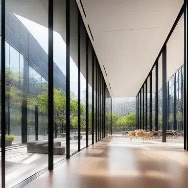 The architect carefully considered the fenestration of the modern office building, aiming to maximize natural light and create a sense of openness.