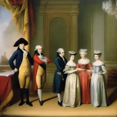 During the French Revolution, the commoners enviously watched the extravagant lifestyles of the nobility.