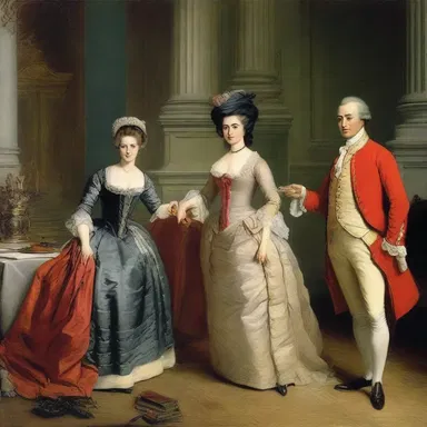 During the French Revolution, the commoners enviously watched the extravagant lifestyles of the nobility.