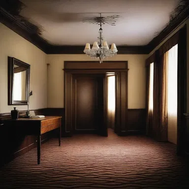 As the hotel detective investigated a series of mysterious disappearances, they stumbled upon a dark secret lurking in the hotel's haunted room.