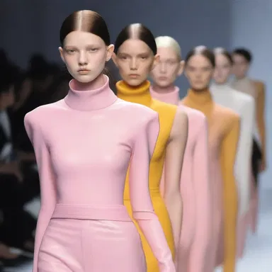 During fashion week, many people indulge in rubber-necking, eagerly looking at the latest trends and styles on the runway.